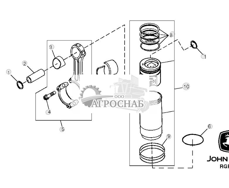 Комплект шатуна и гильзы цилиндра поршня - ST11754 165.jpg